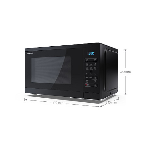 Sharp - YC-MS252AE-B - Digital kontroll