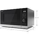 Sharp - YC-PC284AE-S - Rostfri, 28L - Grillfunktion & 14 auto-program Sharp - YC-PC284AE-S - Rostfri, 28L - Grillfunktion & 14 auto-program