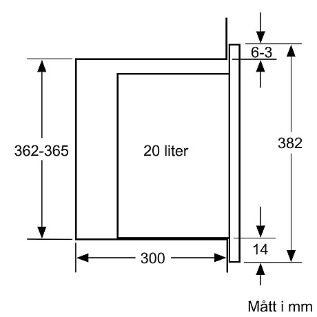 Siemens - BF523LMB1 - iQ300, 800W, 20l