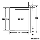 Siemens - BF525LMB1 - iQ500, 800W, 20l