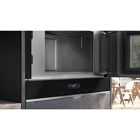 Siemens - BF722R1B1 iQ700, Svart, 900W, Touch, Högerhängd