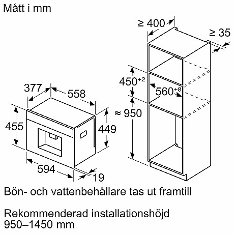 Siemens - CT718L1B0 -Touch display Pro, Automatisk rengöring