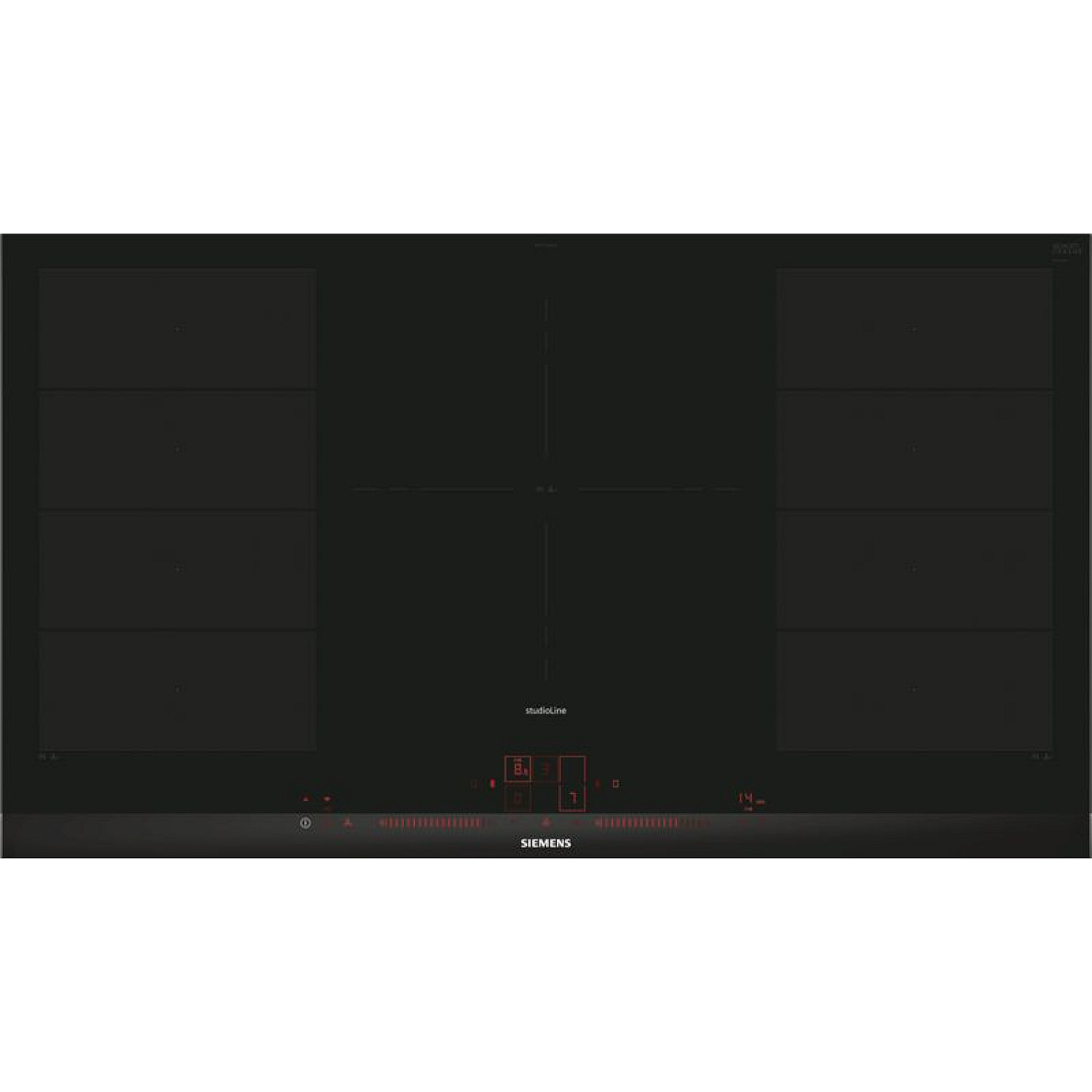 Siemens induktionshäll ex977lvv5e - studioline, två flexzones & home connect