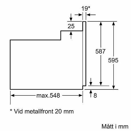 Siemens - HB010FBA1 - iQ100, Svart med Perfekt värmefördelning