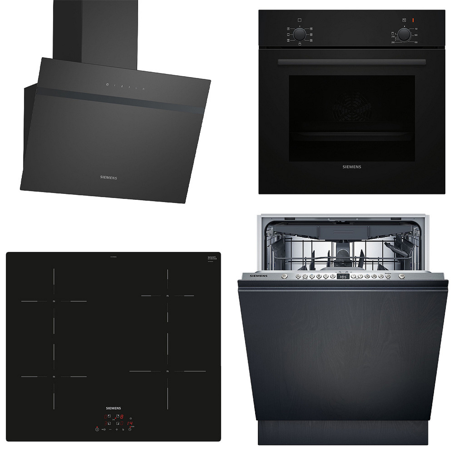 Siemens k&ouml;kspaket hb010fba1 -eh61rbeb6e-sn616x00kf-lc65kdk60