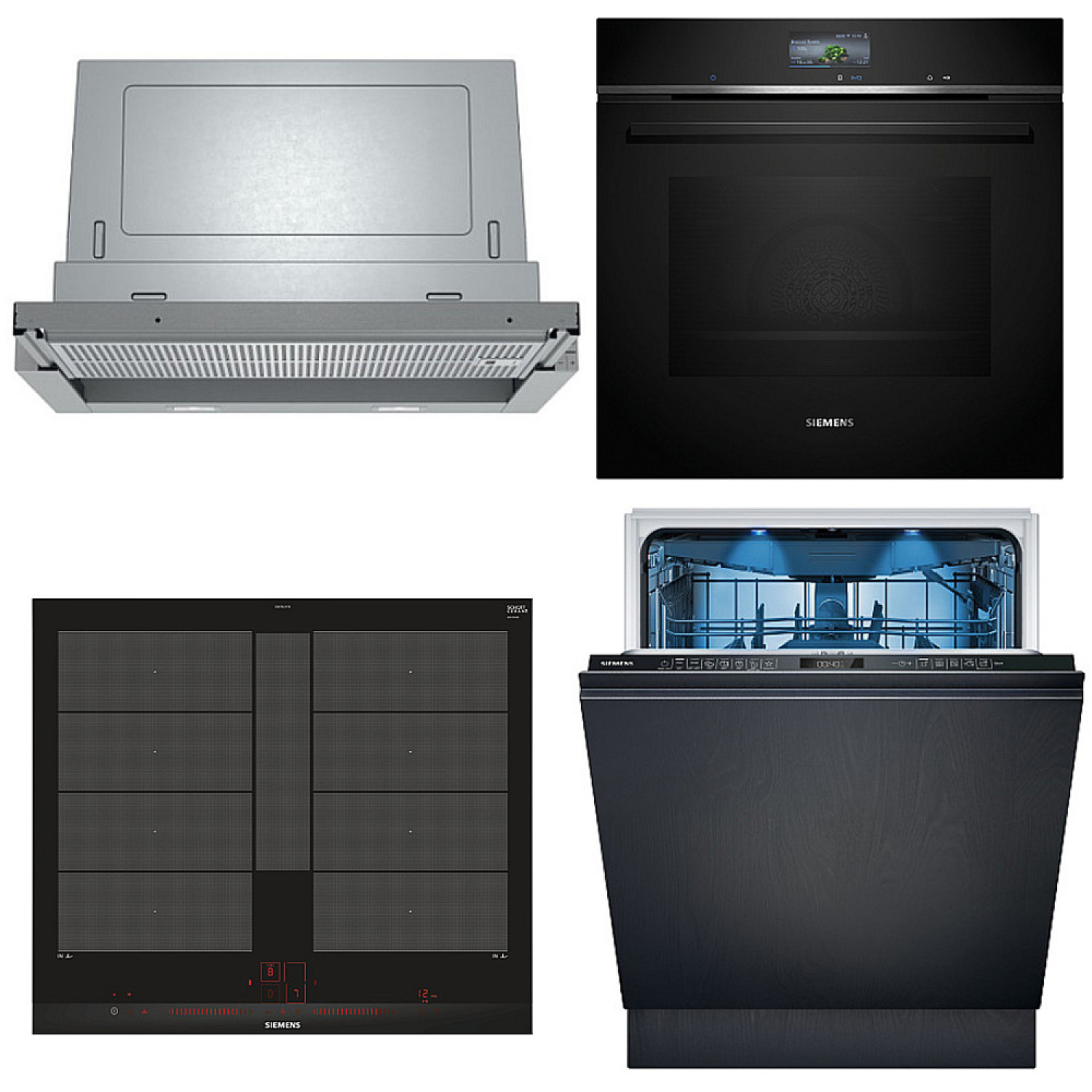 Siemens k&ouml;kspaket hb776g3b2s-ex675lyv1e-sn65ex22ce-li67rb531