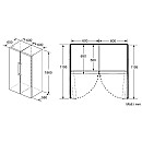 Siemens - KS36VVXDP - GS36NVXEV - iQ300 - BlackSteel, 186cm