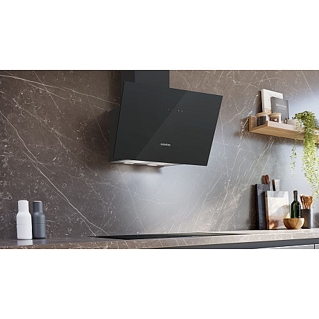 Siemens - LC67KCN61 - iQ500, Svart glas, Bredd 60 cm