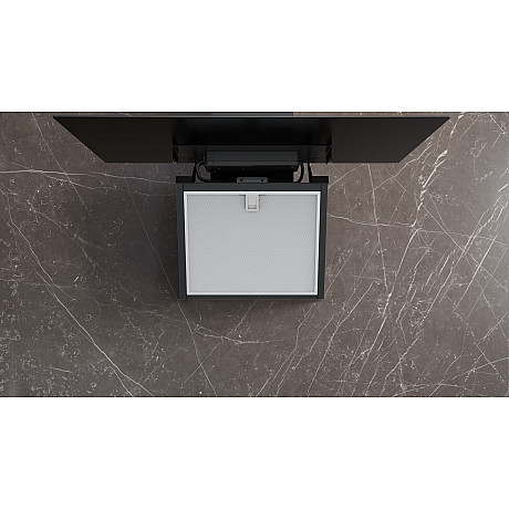 Siemens - LC87KCN61 - iQ500, Svart glas, Bredd 80 cm