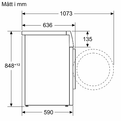 Siemens - WG56G2AADN - iQ500, iDos, 10kg, 1600varv