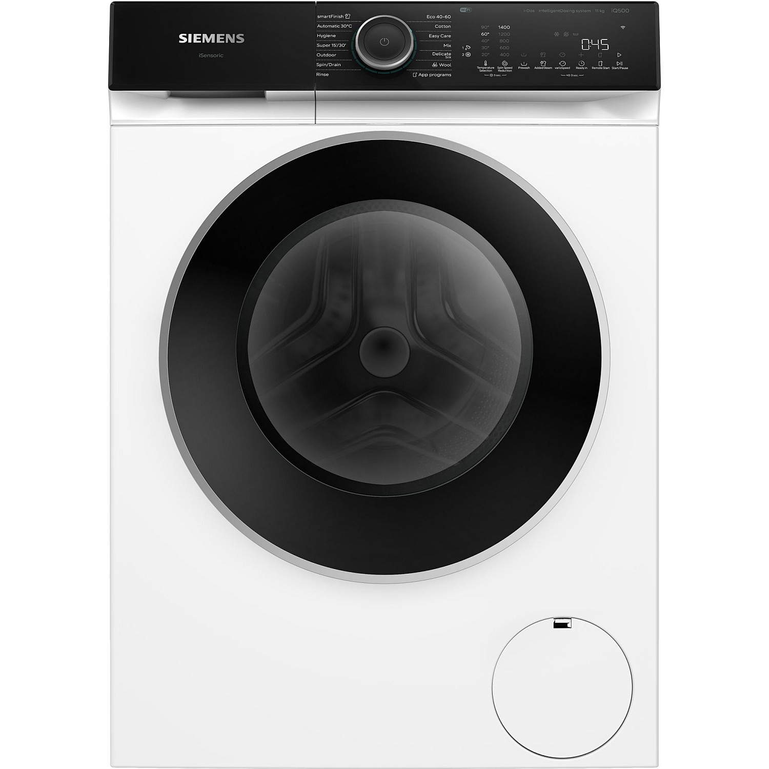Siemens frontmatad tvättmaskin wg64n2apdn - iq500, automatisk i dos teknik