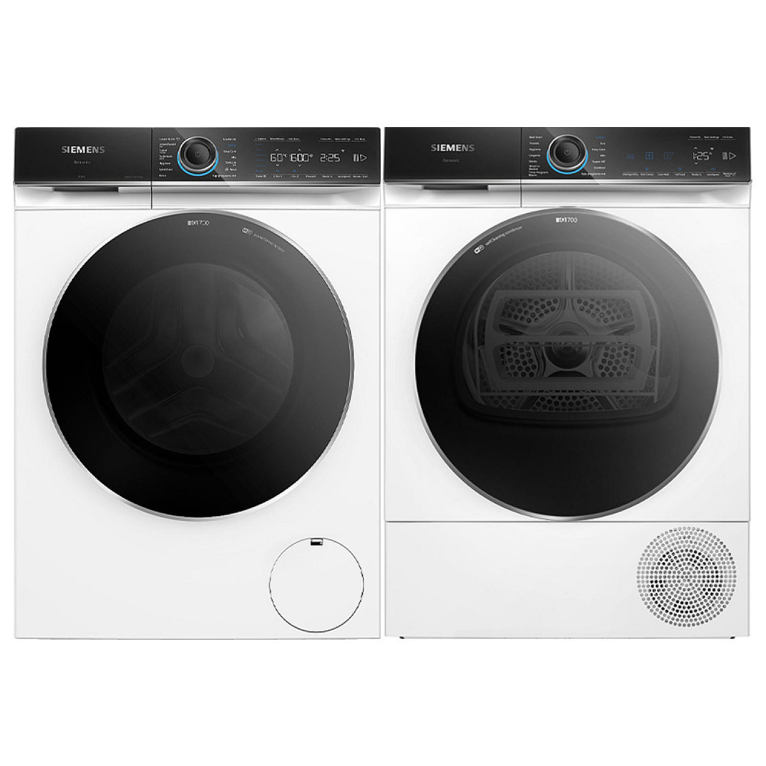 Siemens paket tv&auml;ttmaskin och torktumlare wg66b2aldn-wq46b2dpdn