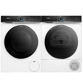 Paket tvättmaskin och torktumlare Siemens - WG44B2APDN-WQ46B2DPDN - iQ700 med i-Dos