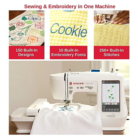 Singer - SE9185 broderi designöverföring kreativ funktion USB