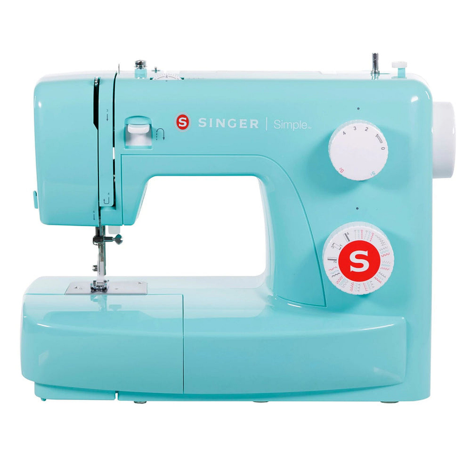 Singer symaskin simple 3223 23 stygn stretch denim grön