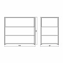 Skeldervik -  Skuffemodul Stainless Countertop