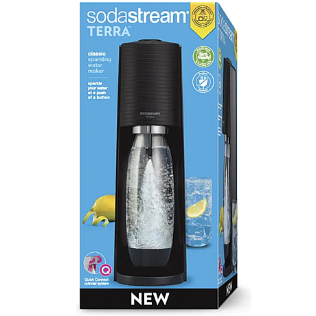 Sodastream - Kolsyremaskin Terra Svart ink. patron!