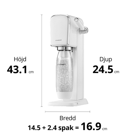 Sodastream - Art karbonator, vit