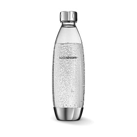 Sodastream - flaska 1L fuse metal, diskmaskinssäker