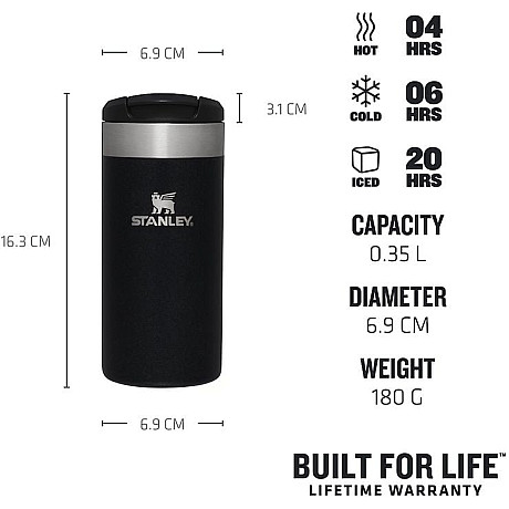 Stanley -  AeroLight Transit termosmugg svart