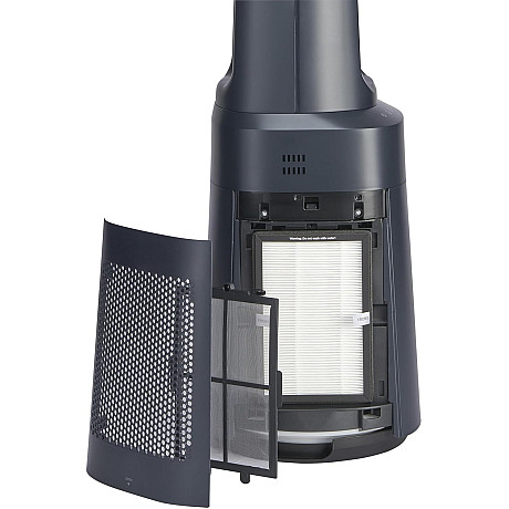 Ströme - Gliding Grille Bladlös 2-i-1 Tornfläkt och luftrenare, Mörkblå