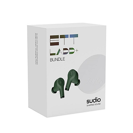 Sudio - - Ett + qi laddare tws in-ear grön