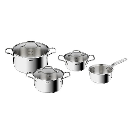 TEFAL - B864S734  Intuition Grytset 7 pcs set Stainless steel