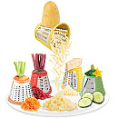 Tefal - MB756G31 - Röd, Elektriskt skiv och rivjärn med 5 koner Tefal - MB756G31 - Röd, Elektriskt skiv och rivjärn med 5 koner