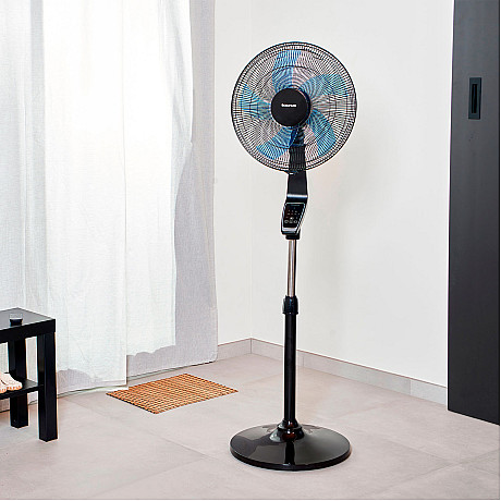 Taurus - Pidestalfläkt Boreal 16cr Digital Pelare Svart 40cm