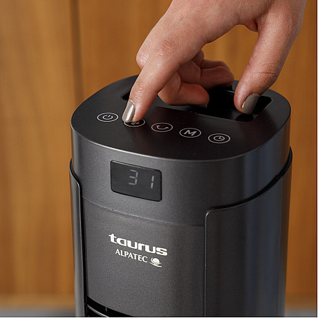 Taurus - Tornfläkt New Babel Digital Svart 76cm