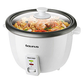 Riskokare Taurus - Riskokare 700W 1,8L, Vit