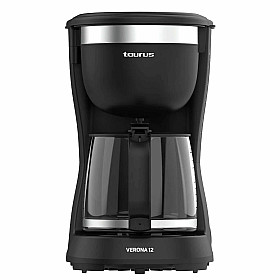  Taurus - Verona 12 Kaffebryggare, Svart