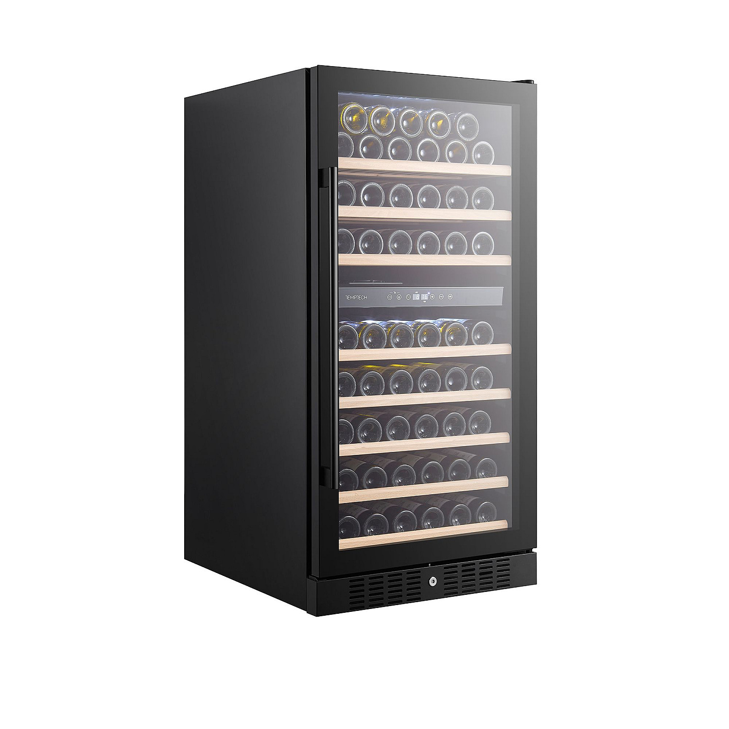 Temptech frist&aring;ende vinkyl cl120db - svart, tv&aring; zoner 94 flaskor
