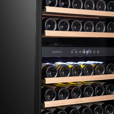 Temptech - CL120DB - Svart, Två zoner 94 flaskor