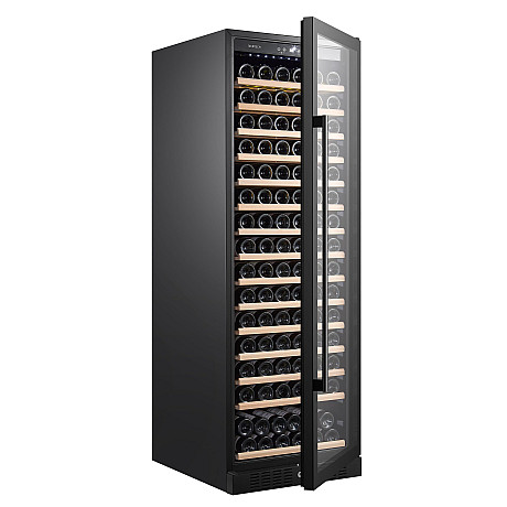 Temptech - CL180SB - Svart, En zon 166 flaskor