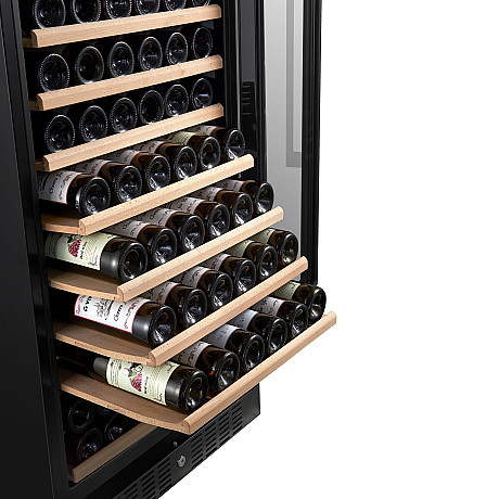 Temptech - CL180SB - Svart, En zon 166 flaskor