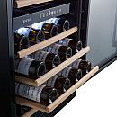 Temptech - CLX60DB - Svart, Två zoner 46 flaskor