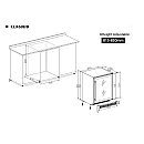 Temptech - CLX60DB - Svart, Två zoner 46 flaskor