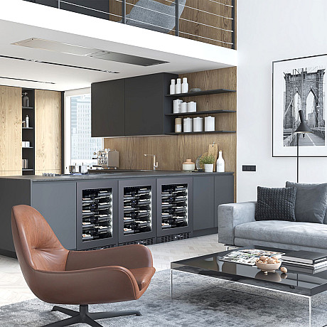 Temptech - CPROX60SRB-24 - Svart, Label-view hyllor