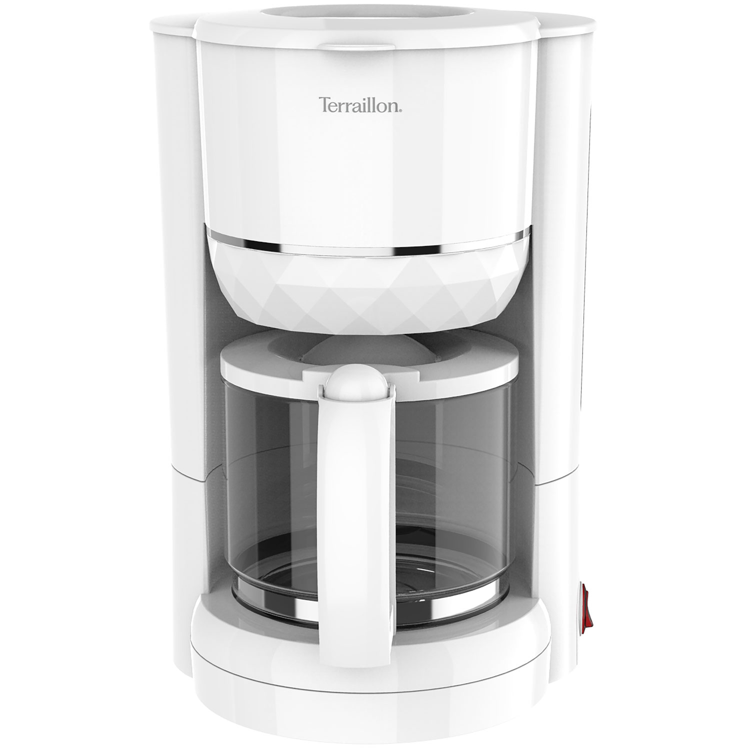 Terraillon kaffebryggare diamond, vit