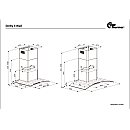 Thermex - Derby II 60 cm - Rostfri, Böjt glas, DC-motor och 594 m³/h Thermex - Derby II 60 cm - Rostfri, Böjt glas, DC-motor och 594 m³/h