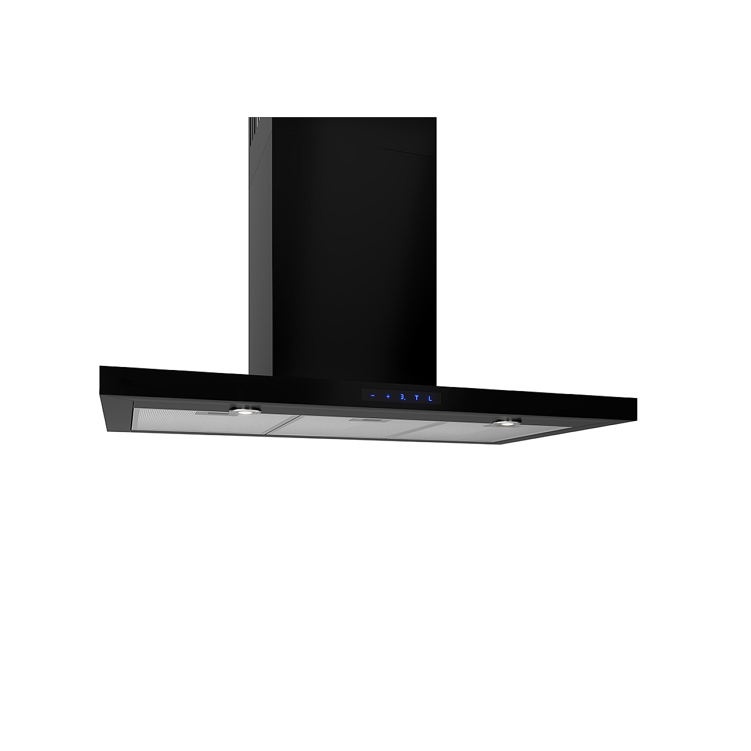 Thermex vägghängd fläkt harwich ii vägg 90cm svart m/motor
