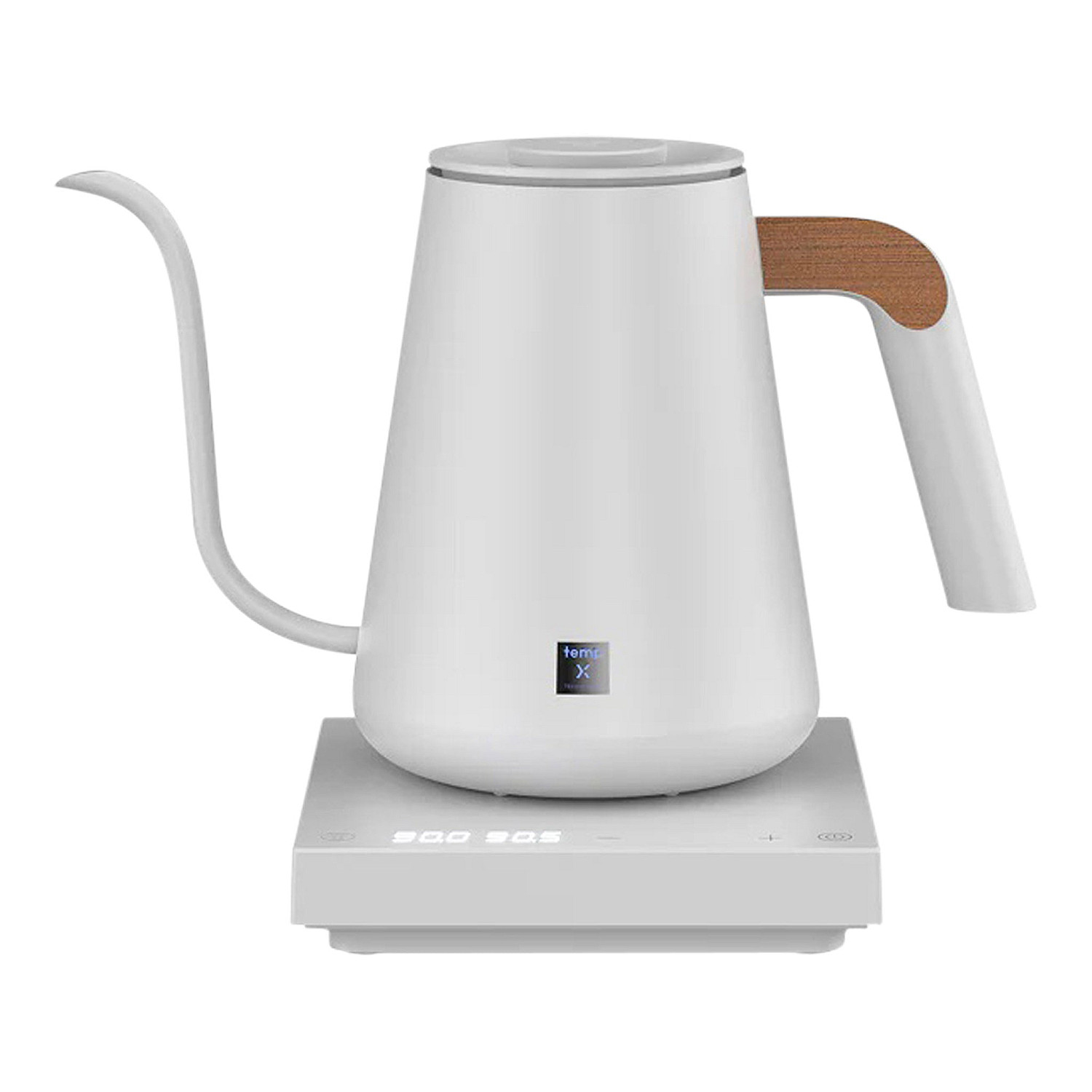Timemore kaffe och espresso fish pro x vattenkokare elektrisk, vit