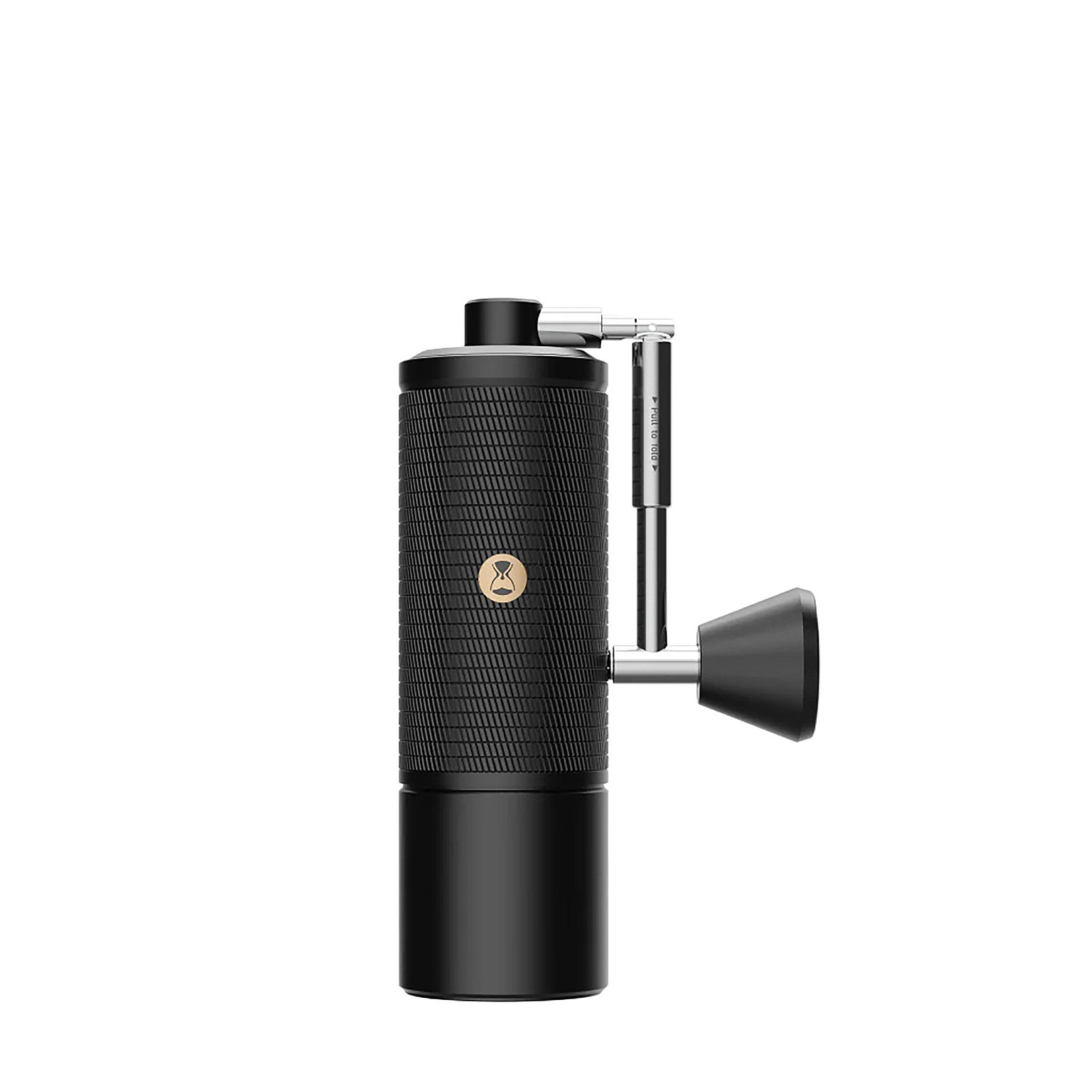 Timemore kaffekvarn c5s pro kaffekvarn, svart med f&auml;llbart handtag