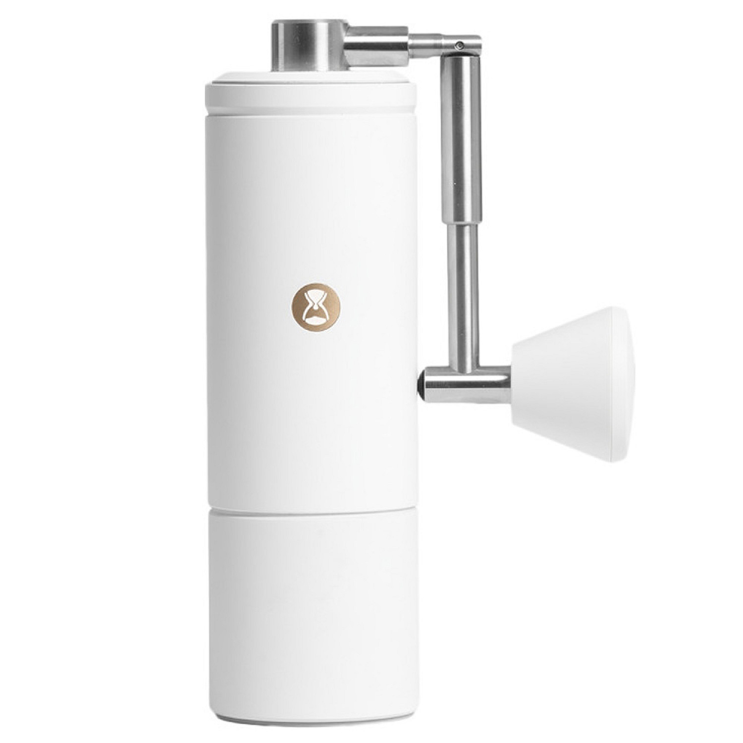 Timemore kaffekvarn c5s pro kaffekvarn, vit med f&auml;llbart handtag