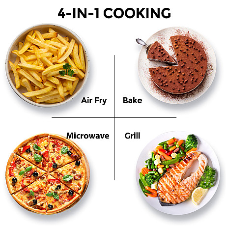 Toshiba - MW3-AC26SF(WH) - Vit, 26L - Jämn värmefördelning & enkel rengöring