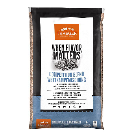Traeger - PEL417 Competition Blend Träpellets, 9 kg - FSC