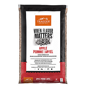 Traeger - PEL415 Äpple Träpellets, 9 kg - FSC