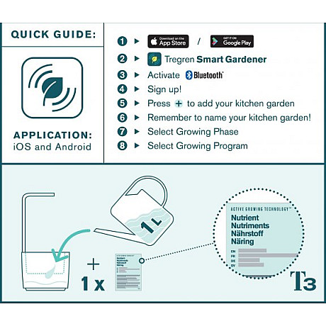 Tregren - T3 köksträdgård, grå