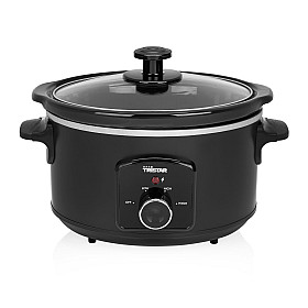 Slow cooker Tristar - VS-3915 - Svart, Termostat & Keramisk behållare